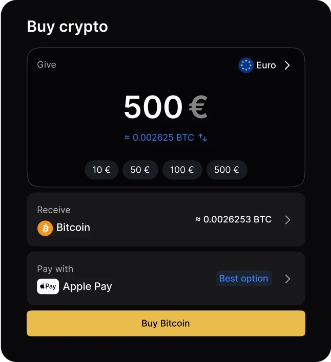 Top up your balance