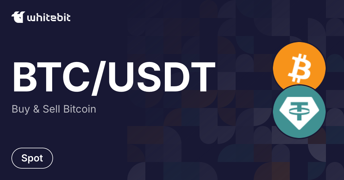 66,850.55 | BTC-USDT | Negociar Bitcoin para Tether US | WhiteBIT