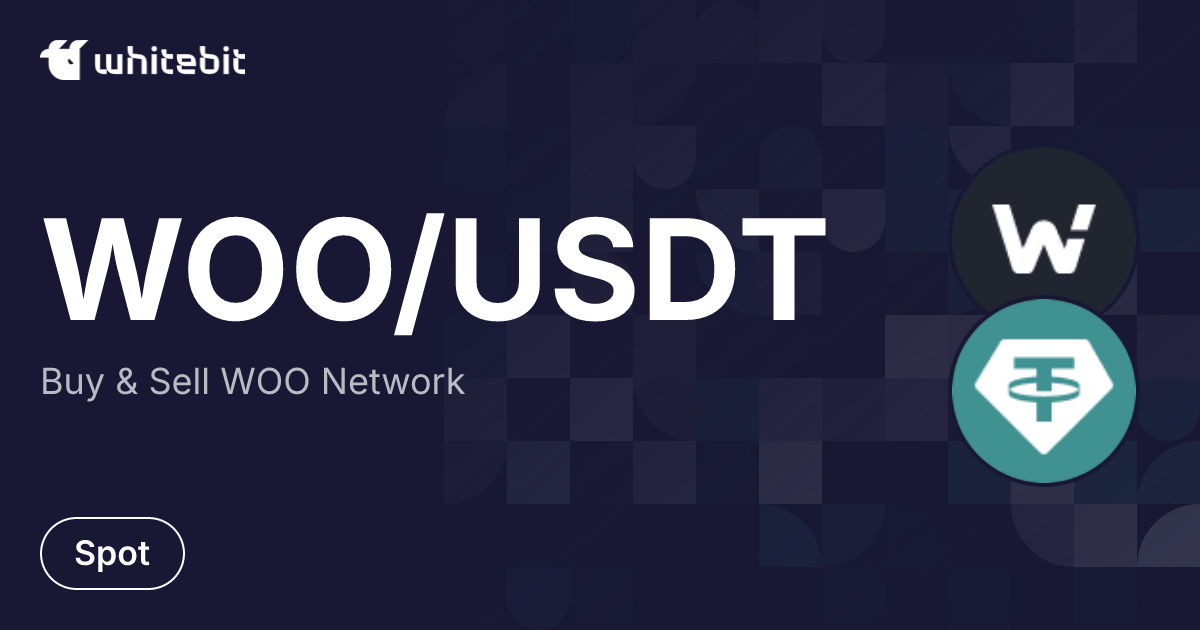 0.017 | WOO-USDT | Comerciar WOO Network a Tether US | WhiteBIT